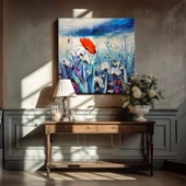 Karanfil Bahçesi Kanvas Tablo thumbnail 1