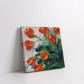 Turuncu Laleler Kanvas Tablo thumbnail 2