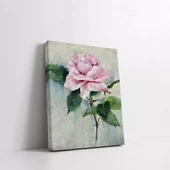Pembe Gül Kanvas Tablo thumbnail 2