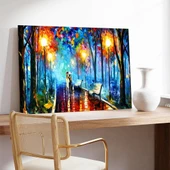 Gece Yürüyüşü Kanvas Tablo thumbnail 3