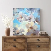 Bağbozumu Çiçekler Kanvas Tablo thumbnail 3