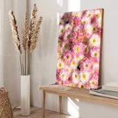 Pembe Çiçekler Kanvas Tablo thumbnail 3