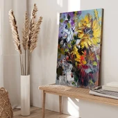 Dekoratif Çiçekler Kanvas Tablo thumbnail 2