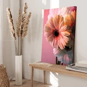 Pembe Çiçek Kanvas Tablo thumbnail 3