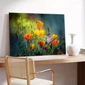 Sarı Laleler Tarlası Kanvas Tablo thumbnail 3