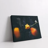 Soyut Sarı Lale Kanvas Tablo thumbnail 2