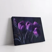 Mor Laleler Kanvas Tablo thumbnail 2