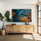 Sonbahar Ağaç Yaprakları Kanvas Tablo thumbnail 1