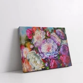 Rengarenk Çiçekler Tarlası Kanvas Tablo thumbnail 2