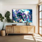 Daldaki Renkli Çieçk Kanvas Tablo thumbnail 1