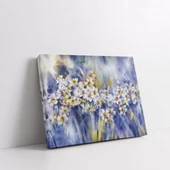 Soyut Papatya Bahçesi Kanvas Tablo thumbnail 2