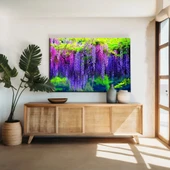 Ağaçtan Sarkan Sümbüller Kanvas Tablo thumbnail 1