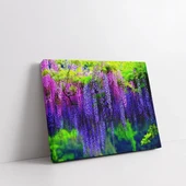 Ağaçtan Sarkan Sümbüller Kanvas Tablo thumbnail 2