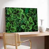 Yeşil Yapraklar Kanvas Tablo thumbnail 3