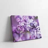 Daldaki Mor Çiçekler Kanvas Tablo thumbnail 2