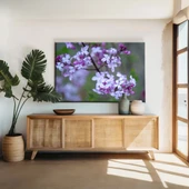 Lila Rengi Çiçeği Kanvas Tablo thumbnail 1