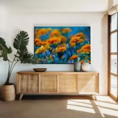 Sarı Çiçekler Kanvas Tablo thumbnail 1