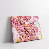 Şeftali Çiçeği Kanvas Tablo thumbnail 2