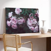 Pembe Güller Tarlası Kanvas Tablo thumbnail 3