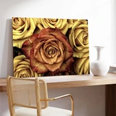 Sarı Gül Kanvas Tablo thumbnail 3