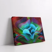 Neon Gül Kanvas Tablo thumbnail 2