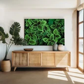 Yeşil Yapraklar Kanvas Tablo thumbnail 1