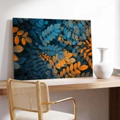 Sonbahar Ağaç Yaprakları Kanvas Tablo thumbnail 3