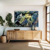 Dallardaki Yapraklar Kanvas Tablo thumbnail 1