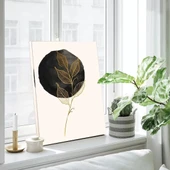 Altın Yaprak Kanvas Tablo thumbnail 3