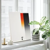 Renkli Şemsiyeli Kadın Kanvas Tablo thumbnail 2