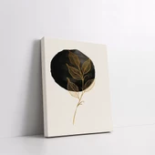 Altın Yaprak Kanvas Tablo thumbnail 2