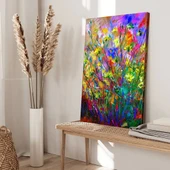 Rengarenk Çiçekler Kanvas Tablo thumbnail 3