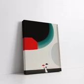 Kırmızı Siyah Geometrik Kanvas Tablo thumbnail 2