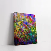 Rengarenk Çiçekler Kanvas Tablo thumbnail 2