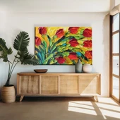 Lale Çiçekleri Kanvas Tablo thumbnail 1