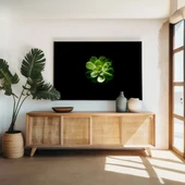 Yapraktaki Damla Kanvas Tablo thumbnail 1