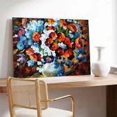 Natürmort - Leonid Afremov Kanvas Tablo thumbnail 3