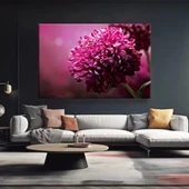 Pembe Çiçek Kanvas Tablo thumbnail 1