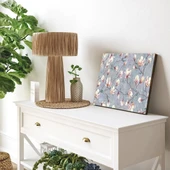 Dallardaki Beyaz Çiçekler Kanvas Tablo thumbnail 3