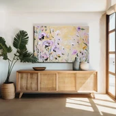 Renkli Çiçekler Kanvas Tablo thumbnail 1