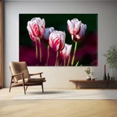 Pembe Lale Kanvas Tablo thumbnail 3