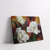 Beyaz Zambaklar Kanvas Tablo thumbnail 2