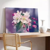 Elma Ağacı Çiçeği Kanvas Tablo thumbnail 3