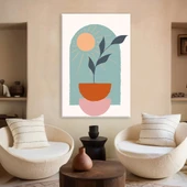 Yaprak Desenli Kanvas Tablo thumbnail 1