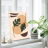 İkili Yaprak Desenli Kanvas Tablo thumbnail 2