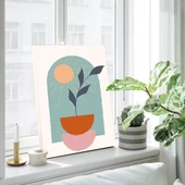 Yaprak Desenli Kanvas Tablo thumbnail 2