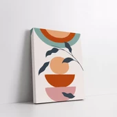 Botanik Baskılı Yapraklı Kanvas Tablo thumbnail 3