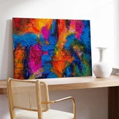 Gecenin Renkleri Kanvas Tablo thumbnail 3