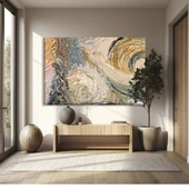 Deniz Kabuğu Desenleri Kanvas Tablo thumbnail 1