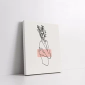 Çiçek Human Kanvas Tablo thumbnail 3